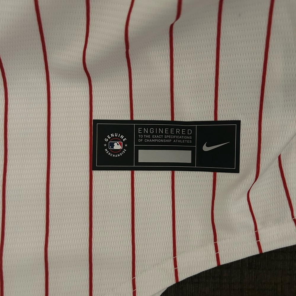 Nike Authentic Philadelphia Phillies Bryce Harper Baseball Jersey Men’s Sz: XL - Picture 7 of 9